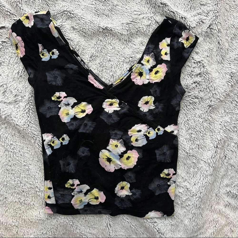Target Floral Crop Top